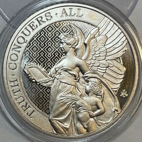 100 фунтов платина "Острова Святой Елены" 2022 год, 31,1 г., Pt 999,5